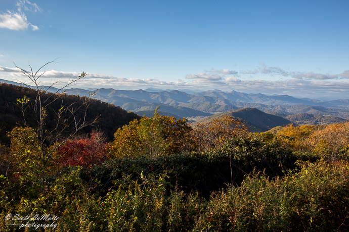 View from the Blue Ridge Parkway, North Carolina.